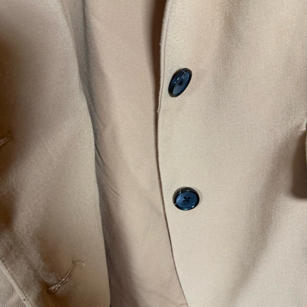 Eloquii The 365 Semi Stretch Two Button Blazer Tan Size 16 - Picture 5 of 13